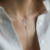 Wholesale 925 Sterling Silver Moonshaped Clavicle Chain For Women Seiko Ins Style Highend Sweater Chain