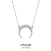 Wholesale 925 Sterling Silver Moonshaped Clavicle Chain For Women Seiko Ins Style Highend Sweater Chain