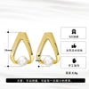 Wholesale 925 Sterling Silver Natural Baroque Pearl Simple Electroplated Women's Earrings