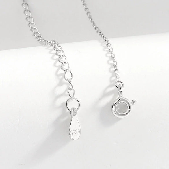 Wholesale 925 Sterling Silver Necklace With Geometric Crown Swan Pendant Electroplated For Women