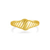 Wholesale 925 Sterling Silver Opening Adjustable Ring For Women With Geometric Design And Electroplating Treatment