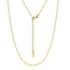 Wholesale 925 Sterling Silver Paper Clip Chain Geometric Style Unisex Necklace