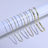 Wholesale 925 Sterling Silver Paper Clip Chain Geometric Style Unisex Necklace