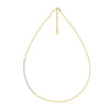Wholesale 925 Sterling Silver Paper Clip Chain Geometric Style Unisex Necklace