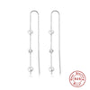 Wholesale Sterling Silver Pearl Earrings For Women With Geometric Design