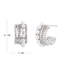 Wholesale Sterling Silver 925 Pearl Earrings With Geometric Ushape Design For Women