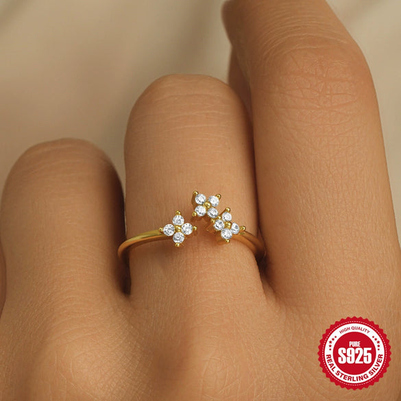 Wholesale 925 Sterling Silver Petal All Match Jewelry Suit With O Shaped Chain And Electroplating Design For Unisex