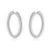 Wholesale 925 Sterling Silver Retro High End Fashion Women's Earrings With Geometric Design And Electroplating Treatment