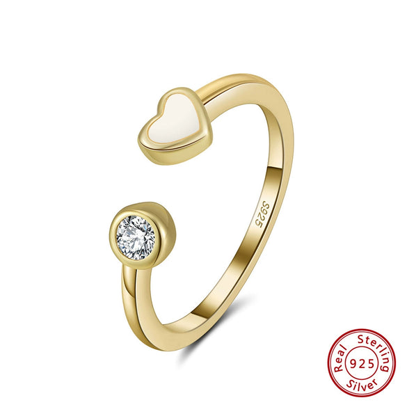 Wholesale 925 Sterling Silver Ring Geometric Dripping Oil Design Cute Style For Women