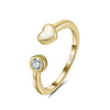 Wholesale 925 Sterling Silver Ring Geometric Dripping Oil Design Cute Style For Women
