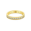 Wholesale Sterling Silver Ring With Full Diamond And Geometric Design Simple And All Match Unisex