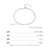 Wholesale 925 Sterling Silver Simple Style Snake Bone Chain Blade Chain Bracelet For Women With Electroplating