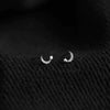 Wholesale 925 Sterling Silver Star And Moon Earrings With Diamond Treatment Simple Style For Women