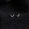 Wholesale 925 Sterling Silver Star And Moon Earrings With Diamond Treatment Simple Style For Women