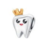 Wholesale Sterling Silver 925 Teeth Pendant With Dripping Oil Treatment And Original Design