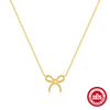 Wholesale 925 Sterling Silver Twist Bow Necklace And Earrings Set With Butterfly Dragonfly Insect Pattern Electroplated Unisex