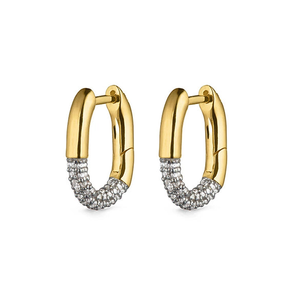 Wholesale 925 Sterling Silver Ushaped Electroplated Earring For Unisex