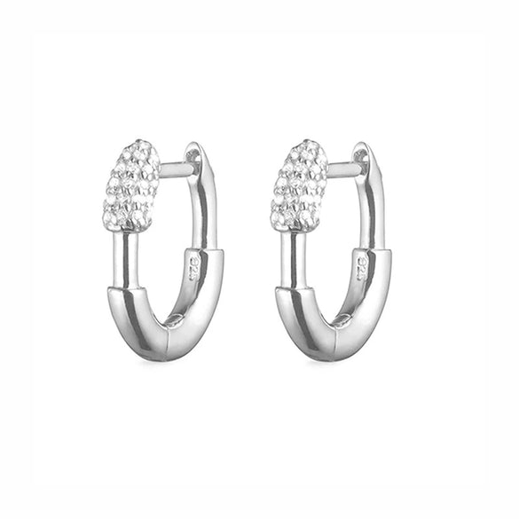 Wholesale 925 Sterling Silver Ushaped Electroplated Earring For Unisex