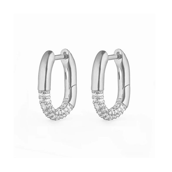 Wholesale 925 Sterling Silver Ushaped Electroplated Earring For Unisex