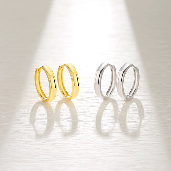 Wholesale 925 Sterling Silver Ushaped Geometric Female Highend Electroplated Earrings