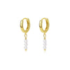 Wholesale 925 Sterling Silver Vintage Tassel Pearl Geometric Earrings For Women