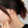 Wholesale 925 Sterling Silver Vintage Tassel Pearl Geometric Earrings For Women