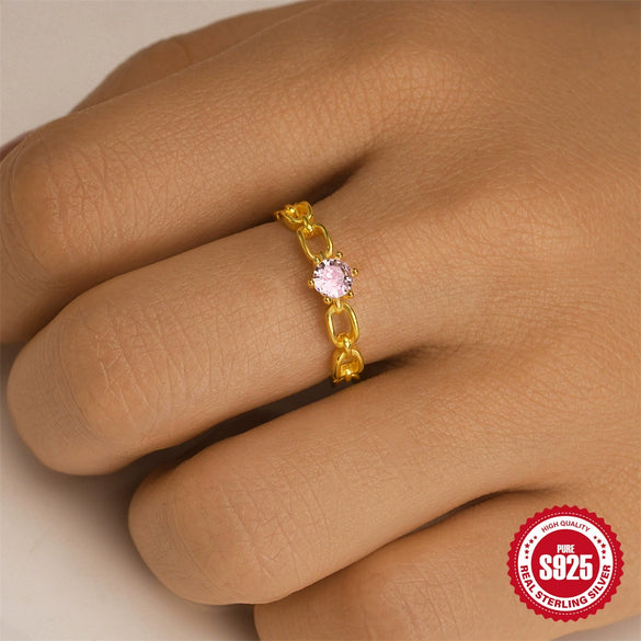 Wholesale 925 Sterling Silver Vshaped Leaf Opening Finger Ring With Electroplating And Real Gold Plating For Women