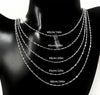Wholesale 925 Sterling Silver Water Wave Chain Fashion Diy Pendant Clavicle Chain With Electroplating
