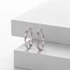 Wholesale 925 Sterling Silver Wave Mobius Twisted Earrings For Women With Electroplating