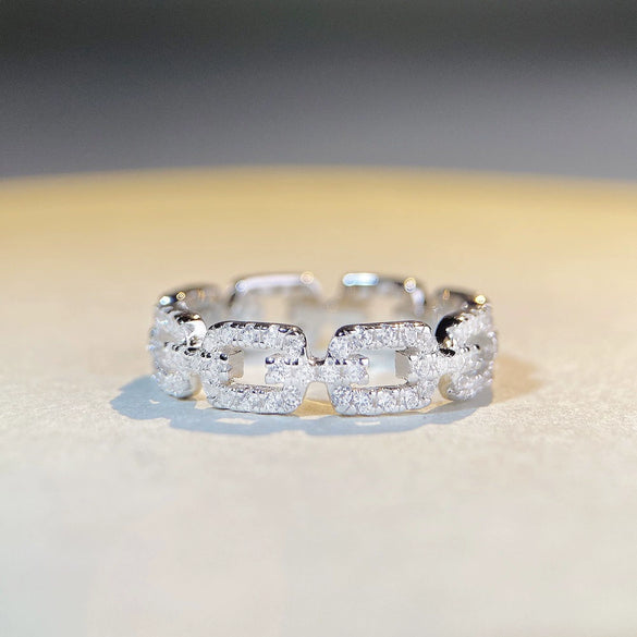 Wholesale 925 Sterling Silver Wave Pattern Ring For Women