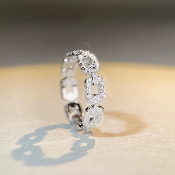 Wholesale 925 Sterling Silver Wave Pattern Ring For Women