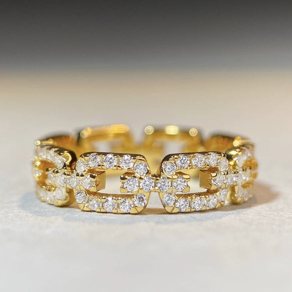 Wholesale 925 Sterling Silver Wave Pattern Ring For Women