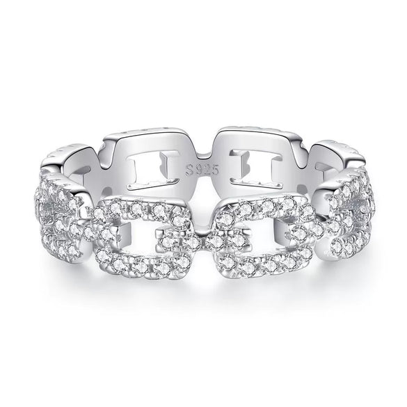 Wholesale 925 Sterling Silver Wave Pattern Ring For Women