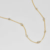 Wholesale 925 Sterling Silver Women's Collarbone Necklace With Geometric Design And Platinum Or 18K Gold Electroplating