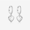 Wholesale 925 Sterling Silver Women's Love Water Drops Bell Pattern Necklace Ring With Diamond Design And Platinum 18K Gold Electroplating