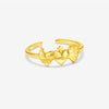 Wholesale 925 Sterling Silver Women's Love Water Drops Bell Pattern Necklace Ring With Diamond Design And Platinum 18K Gold Electroplating