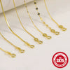 Wholesale 925 Sterling Silver Women's Water Wave Snake Bead Chain With Geometric Pattern And Electroplating