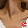 Wholesale 925 Sterling Silver Yshaped Geometric Minimalist Collarbone Necklace With Electroplating Treatment