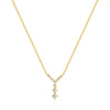 Wholesale 925 Sterling Silver Yshaped Geometric Minimalist Collarbone Necklace With Electroplating Treatment