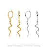 Wholesale 925 Sterling Silver Zodiac Snake Earrings For Women