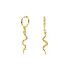 Wholesale 925 Sterling Silver Zodiac Snake Earrings For Women