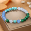 Wholesale Stone Beaded Bracelet Handmade Amethyst Lapis Lazuli Tiger Eye Unisex