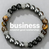 Wholesale Stone Beaded Bracelet Handmade Amethyst Lapis Lazuli Tiger Eye Unisex