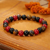 Wholesale Stone Beaded Bracelet Handmade Amethyst Lapis Lazuli Tiger Eye Unisex