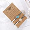 Wholesale Stone Beaded Woven Handmade Unisex Animals Zodiac Turtle Bracelet