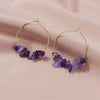 Wholesale Stone Geometric Earrings Fashion Simple Electroplated Jewelry For Women