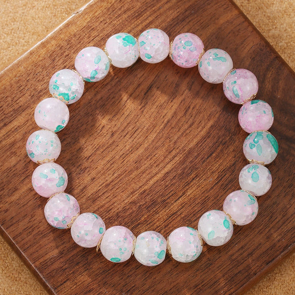 Wholesale Stone Geometric Manual Design Beaded Bracelet