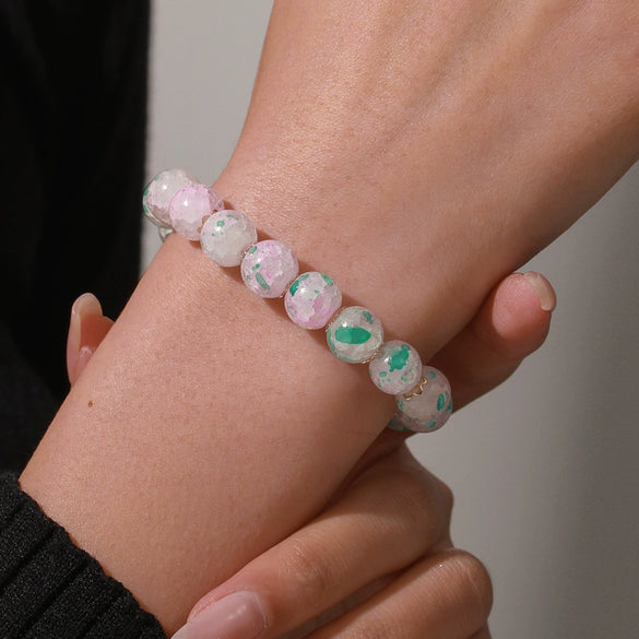 Wholesale Stone Geometric Manual Design Beaded Bracelet