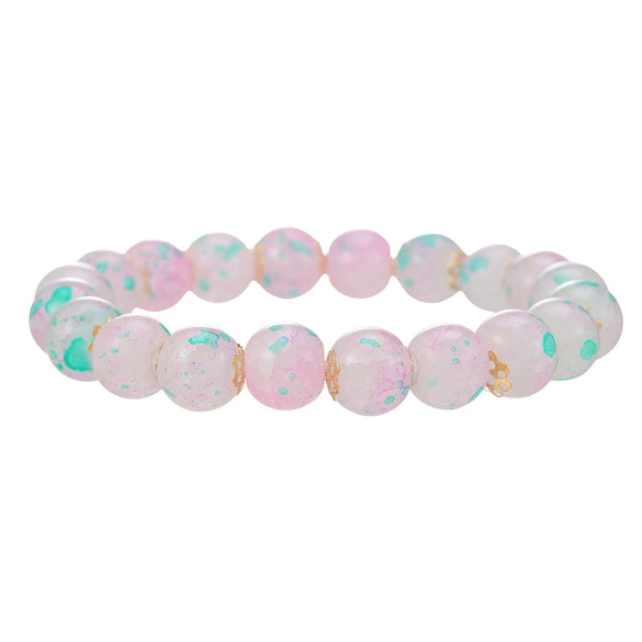 Wholesale Stone Geometric Manual Design Beaded Bracelet