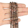Wholesale Stone Right Angle Disc Loose Beads For Diy Bracelets